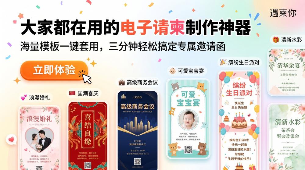招商发布会电子请柬避坑指南！细节拉满，告别低级失误